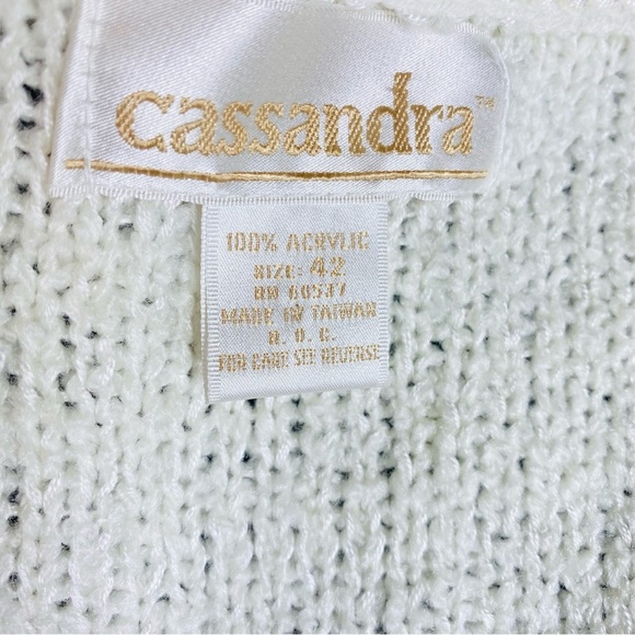Vintage Knit Sweater Vest Cardigan - Picture 5 of 5